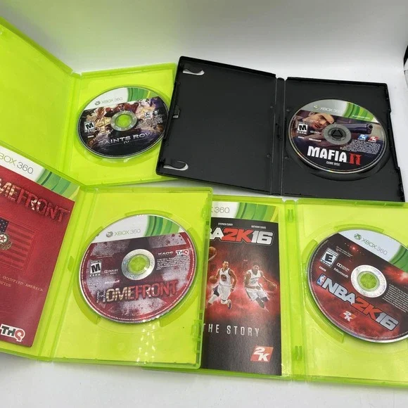 Xbox 360 Games Lot of 4 Saints Row IV Homefront Mafia II NBA 2K16 Microsoft - Picture 4 of 8